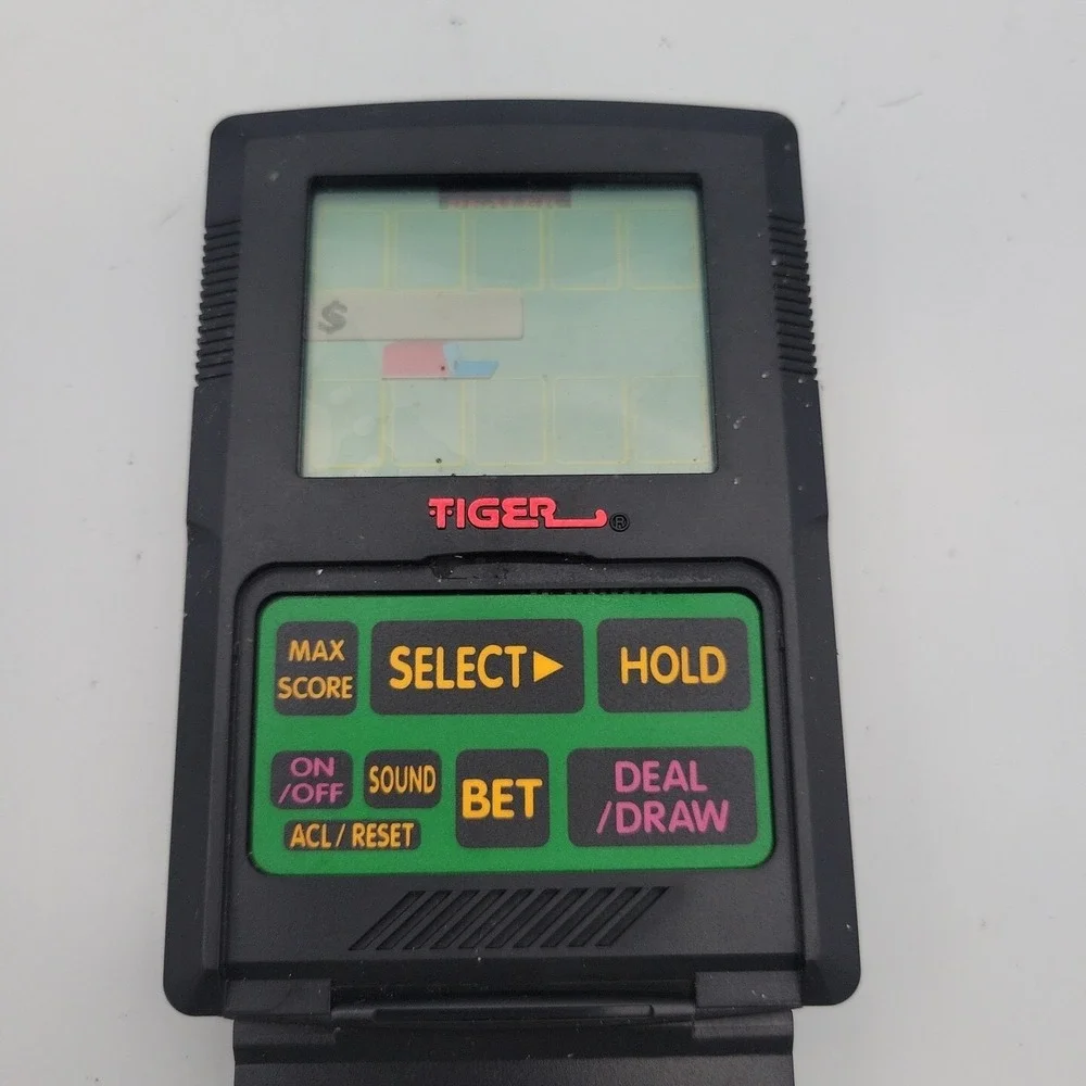 Caesars Palace Blackjack Game 1993 by Tiger - Handheld Electronic TESTED